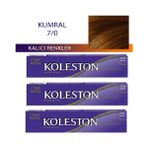Wella Kumral Sarı 7/0 3x50 ml Saç Boyası