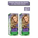 Wella Naturals 8/1 Açık Küllü Kumral 3 Adet Saç Boyası