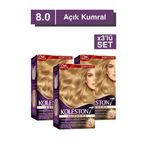 Wella Supreme 8/0 Açık Kumral 3'lü Saç Boyası