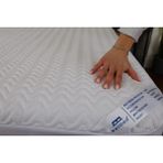 Wellbed Alez Pamuk Kapitone Fitted Sıvı Geçirmez Yatak Koruyucu - 180 x 200 cm - Beyaz