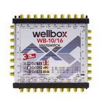 Wellbox 10/16 Uydu Santrali Kaskatlı/Sonlu Multiswitch WXM-1016