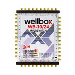 Wellbox 10/24 Uydu Santrali Kaskatlı/Sonlu Multiswitch WXM-1024