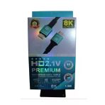 wellbox 8K Ultra Görüntü Kalitesi 1,5 Metre HDMI Kablo Extra Kalın Kablo Altın Uçlu Görüntü & Ses Değişimi
