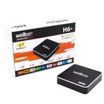 Wellbox H6+ Androıd Tv Box 4GB Ram 32GB Hafızalı Uydu Alıcısı