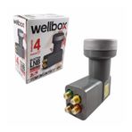 Wellbox Quattro 4'lü Santral Lnb 4k Fhd Full Hd 4 Çıkışlı Wxl-104qtr