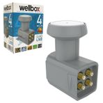 Wellbox WXL-104/204 Gold 0.1DB 3D 4K Dörtlü LNB
