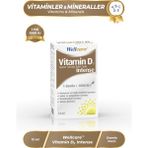 Wellcare Vitamin D3 Intense Damla 1000 IU - 12 ml Türkiye Menşeli Takviye Edici Gıda