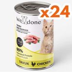 Welldone Kitten Tavuk Etli Pate Yavru 24x400 gr Kedi Konservesi