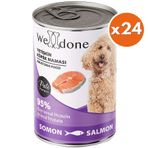 Welldone Somonlu Pate 24x415 gr Yetişkin Köpek Konservesi