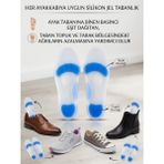 Wellflex Ark Takviyeli Silikon Tabanlık - M - 1 Çift