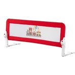 Wellgro 50 x 120 cm Kırmızı Katlanır Yatak Bariyeri