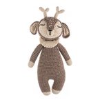 WellGro Cuddly Amigurumi Kahve Geyik Oyuncak
