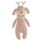 WellGro Cuddly Amigurumi Pudra Geyik Oyuncak