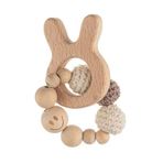 WellGro Cuddly Amigurumi Vizon Tavşancık Diş Kaşıyıcı