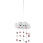 WellGro Cuddly Amigurumis Sevimli Pembe Bulut Kapı Süsü