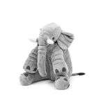 Wellgro Orta Boy Peluş Fil Uyku & Oyun Arkadaşı 40 Cm - Gri