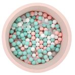 WellGro Pembe / Beyaz / Şeffaf / Mint Jumbo Top Havuzu