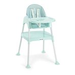 Wellgro Pretty 3in1 Çalışma Masalı Mama Sandalyesi, Somon