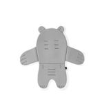 Wellgro Teddy Bear Çok Fonksiyonlu Penye Ped Ve Bebek Arabası Minderi - Gri