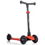WellGro Turbo 3 Tekerli Yükseklik Ayarlı Kırmızı Scooter