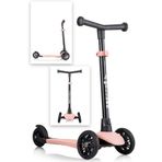 WellGro Turbo 3 Tekerli Yükseklik Ayarlı Pembe Scooter