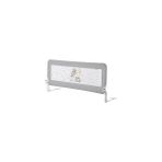 WellGro Wellgro 150*65 cm Gri Renk Yatak Bariyeri, Yatak Korkuluğu - Gri - Beyaz
