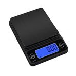WellHise Hassas Terazi 300gr / 0.01g Siyah Işıklı Ekran Mücevher,Bozuk Para,Takı,Mutfak Terazisi