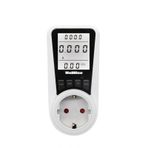 Wellhise Pm003+ Wattmetre 16a 3680w Işıklı Ekran Elektrik Tüketimi Ölçer