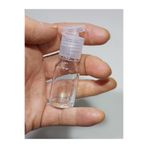 Wellline 100 Adet Boş Şişe Fliptop Şeffaf Kapaklı Kolonya Şişesi Doldurulabilir Cep Cam Parfüm Şişesi 10 Ml 8697431793264
