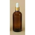 Wellline 100 Cc Cam Damlalıklı Amber Şişe [100 Cc=100Ml X 3 Adet] / Ecza Şişesi/Dropper Şişe 8697431704278