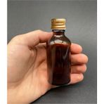 Wellline 15 Adet 50 ml Çok Amaçlı Cam Şişe Küçük Gold Kapak Oda Kokusu Esans Yağ Şişesi Amber Renk