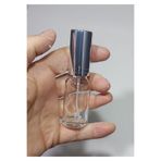 Wellline 15 Adet Boş Gümüş Kapaklı Kolonya Şişesi Doldurulabilir Cep Cam Parfüm Şişesi 20 Ml 8697431718545