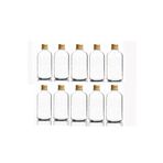 wellLine 25 Adet 100ml Çok Amaçlı Cam boş Şişe Küçük Gold Kapak Oda Kokusu Esans Yağ Şişesi
