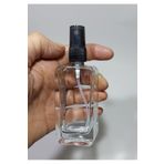 wellLine (4 Adet) Cam Yeniden Doldurulabilir Sprey Kolonya Parfüm Şişesi 50 Ml - Boş Şişe
