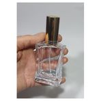 wellLine Cam Yeniden Doldurulabilir Sprey Kolonya Parfüm Şişesi 50 Ml Gold Kapaklı 10 Adet, PRFM-002786