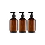 Wellline Sıvı Sabun Bulaşık Deterjanı Çamaşır Suyu Ve Banyo Için Plastik Amber Şişe 500Ml 869743170425