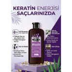 Wellmax Saç Teli Kuvvetlendirici Keratin Şampuanı - Tuzsuz & Parabensiz & Boyasız - Pürüzsüz Düzlük Koruması