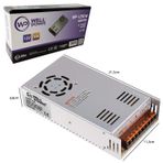 WellPower WP-1230M 12V 30A Metal Kasa Fanlı Adaptör