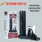 WELLQ Elektrikli Şarjlı Otomatik Şarap Açacağı Tirbuşon Seti