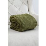 Wellsoft Battaniye Televizyon Battaniyesi Peluş Polar Battaniye Tek Kişilik 170*230 Haki