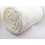 Wellsoft Televizyon Battaniyesi Peluş Battaniye Çift Kişilik 220*230 Beyaz
