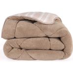 Wellsoft Yorgan Tek Kişilik Soft Line Bej - 155 x 215 cm