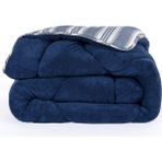 Wellsoft Yorgan Tek Kişilik Soft Line Lacivert - 155 x 215 cm