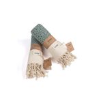 Wellstil Artemis | 2'li Orman Yeşili El Banyo Havlusu Peşkir, Mutfak Havlusu 40x100 cm