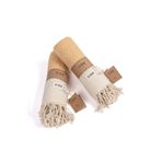 Wellstil Artemis | 2'li Sarı El Banyo Havlusu Peşkir, Mutfak Havlusu 40x100 cm