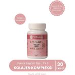Wellvalens Pure & Elegant Collagen 1000 mg Tip 1-2-3 - 30 Tablet - Hyaluronik Asit, Biotin, Vitamin C - --