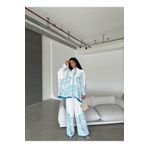 WellWay İthal Jessica Kumaş Gömlek & Pantolon 2li Takım-açık Yeşil Nhn13 Açık Yeşil XL