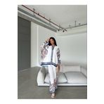 WellWay İthal Jessica Kumaş Gömlek & Pantolon 2li Takım-beyaz Nhn07 Beyaz S