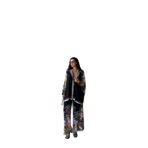 WellWay İthal Jessica Kumaş Gömlek & Pantolon 2li Takım-Siyah NHN14 Siyah1 L