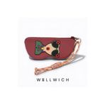 wellwich Silikon Kalemlik ve Gözlük Kılıfı Çok Amaçlı Fermuarlı Organizer Bordo-Vişne Renk
